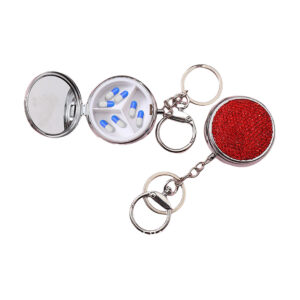 Red Sparkle Pill Box