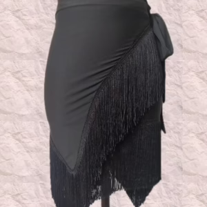 Fringe Wrap Skirt